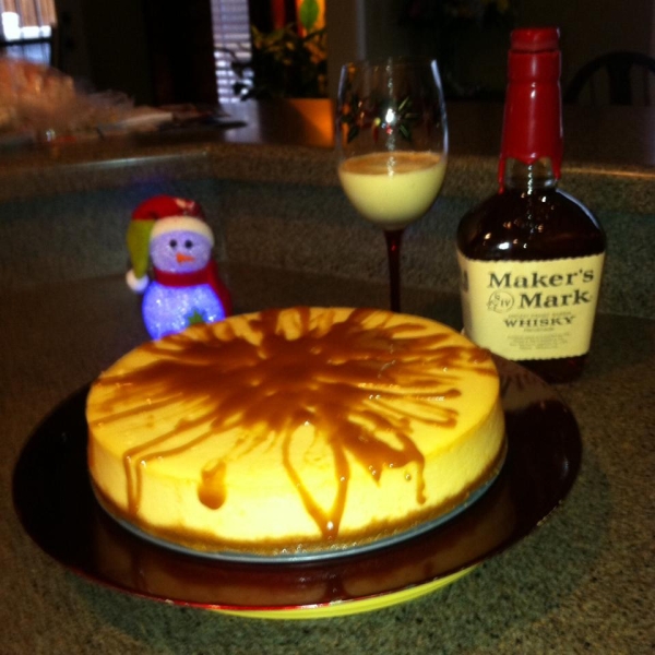 Kim's Eggnog Cheesecake