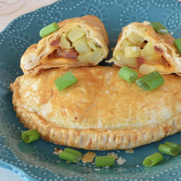 Green Chile, Andouille Sausage, and Potato Hand Pies