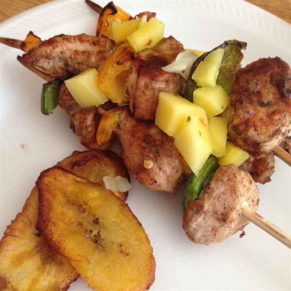 Mango Chicken Kabobs