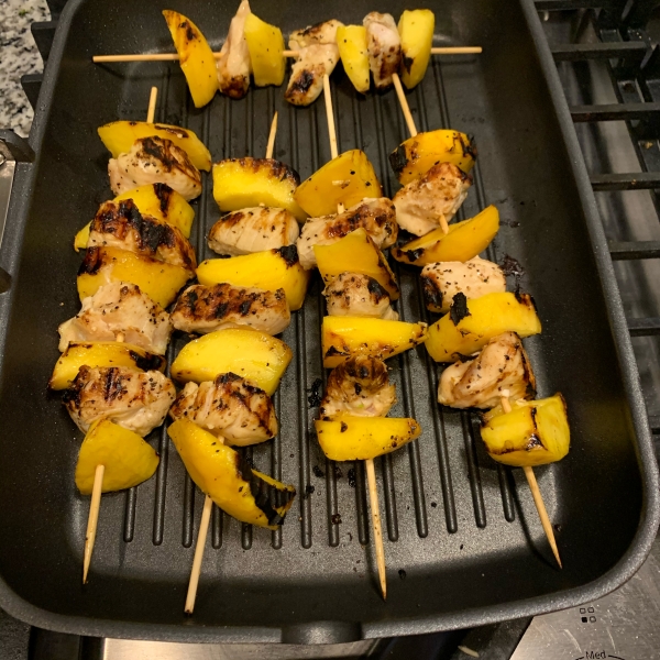 Mango Chicken Kabobs