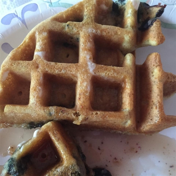 Blueberry Flavored Waffles