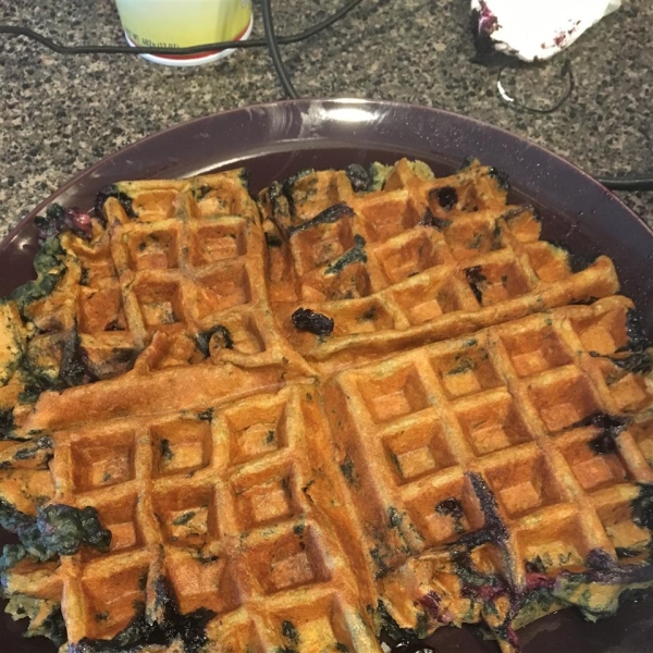 Blueberry Flavored Waffles