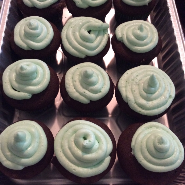 Mint Chocolate Cupcakes