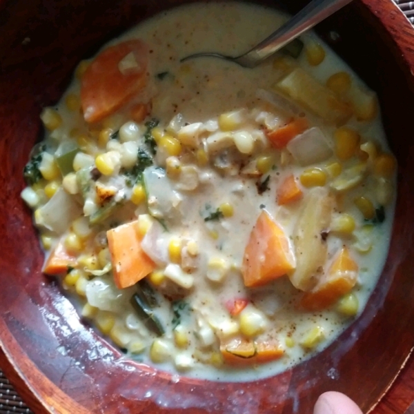 Colorful Corn Chowder