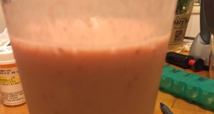 Raspberry-OJ-Banana Smoothie