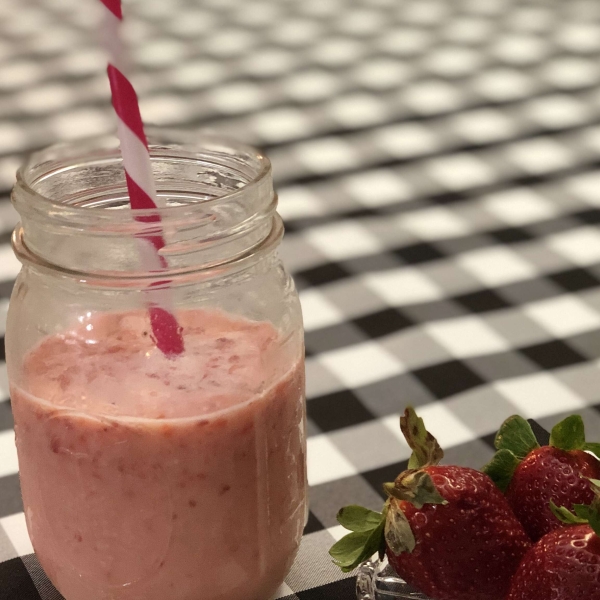 Raspberry-OJ-Banana Smoothie