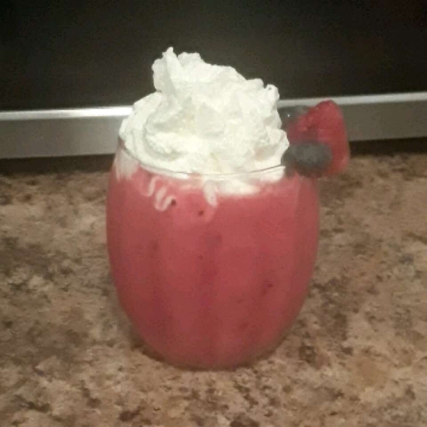 Raspberry-OJ-Banana Smoothie