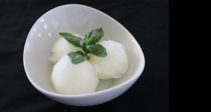 Limoncello Lemon Sorbet (with or without Mint)