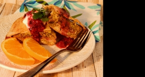 Raspberry Chicken Salsa Torte