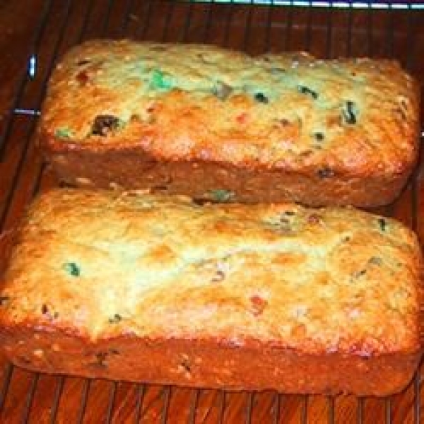 Eggnog Fruit Bread