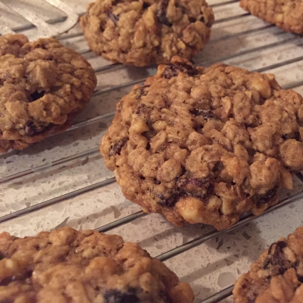 Vegan Oatmeal Raisin Cookies