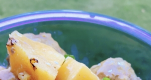 Asian-Inspired Pork Meatballs with Pineapple in the Slow Cooker