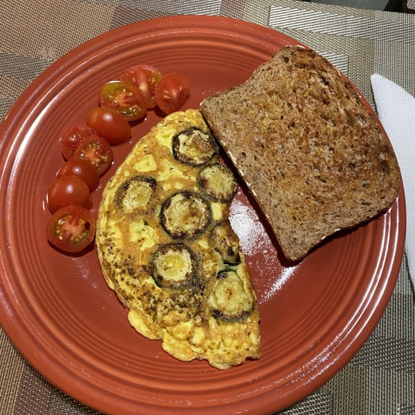 Scrambled Eggs with Zucchini