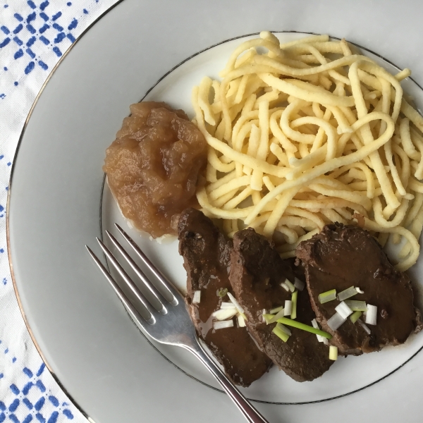 Venison Tenderloin in the Slow Cooker