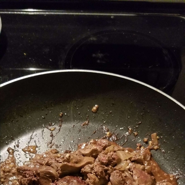 Amazing Garlic Chicken Livers