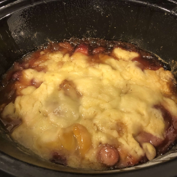 Slow Cooker Fruit Cobbler recipe Easy Cook Find