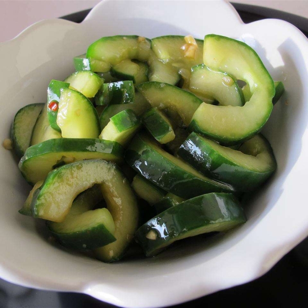 Spicy Asian Cucumbers