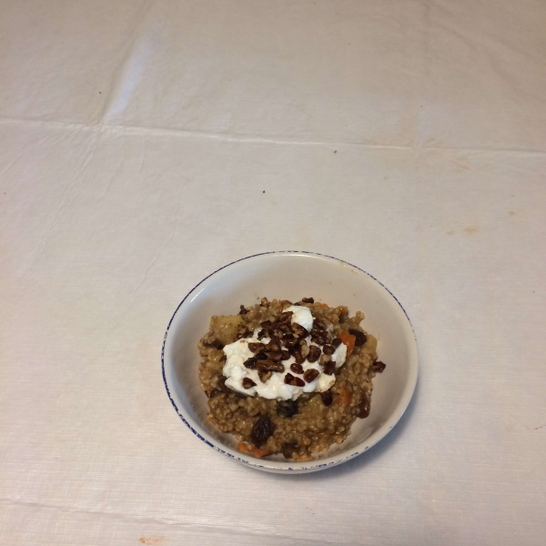 Carrot Cake Oatmeal