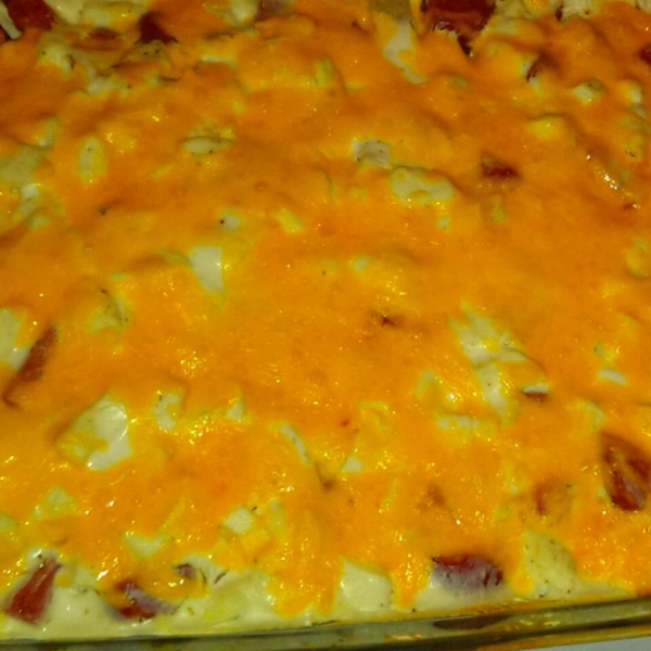 Potato, Cheese, and Kielbasa Casserole