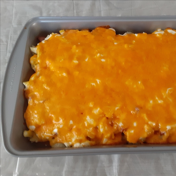 Potato, Cheese, and Kielbasa Casserole