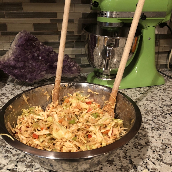 Asian-American Slaw With Peanuts and Jalapenos