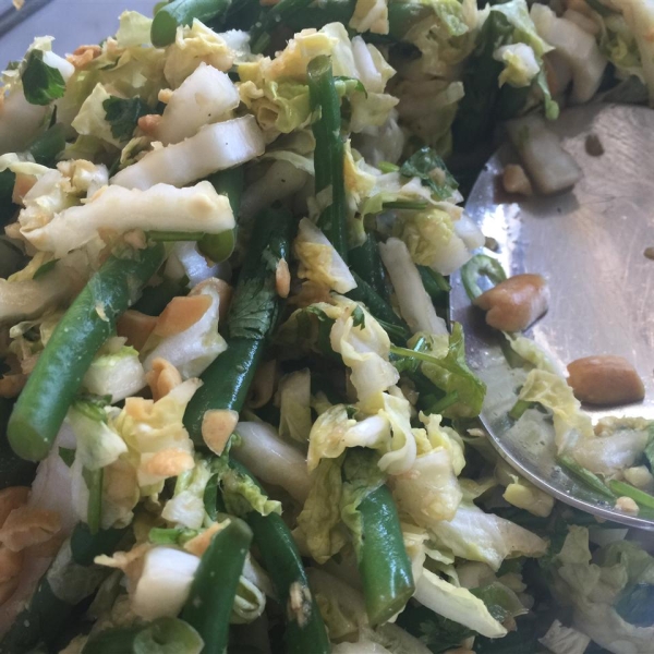 Asian-American Slaw With Peanuts and Jalapenos