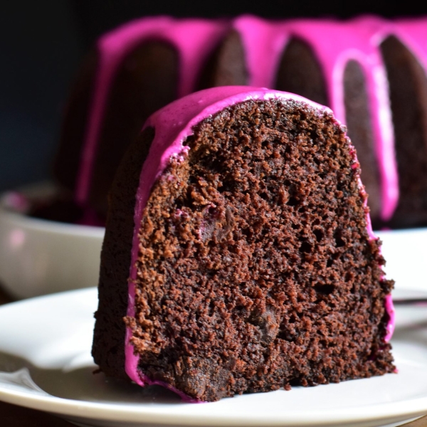 Chocolate Beet Cake with Beet-Vanilla Glaze