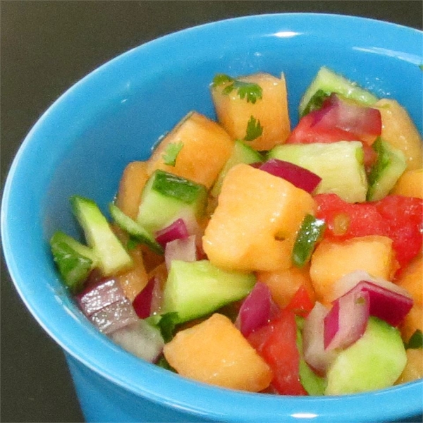 Cucumber Melon Salsa