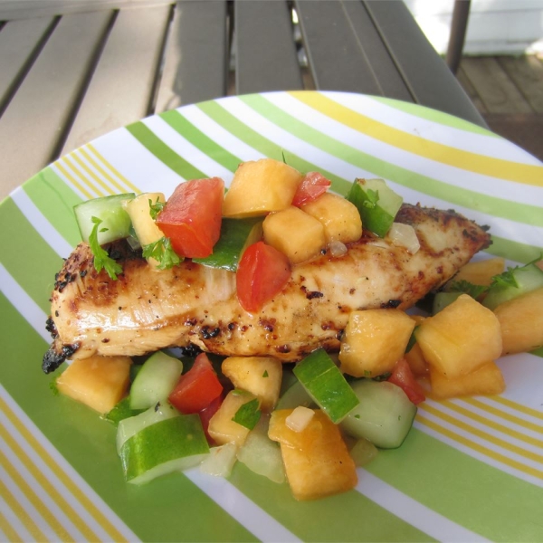 Cucumber Melon Salsa