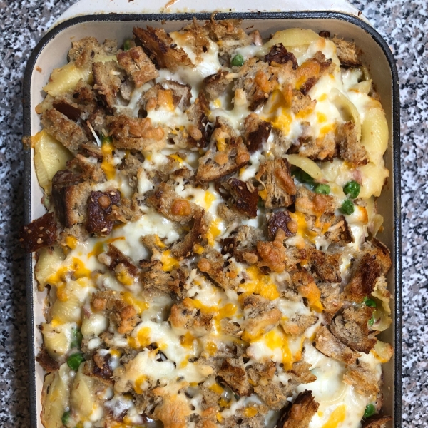 Tuna Noodle Casserole with Bechamel Sauce