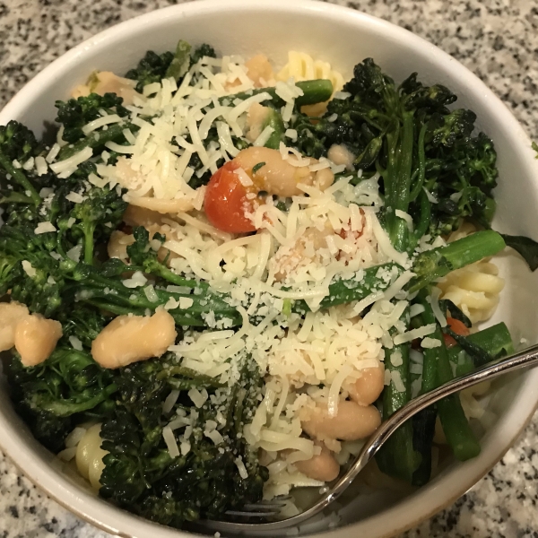 Pasta with Baby Broccoli and Beans