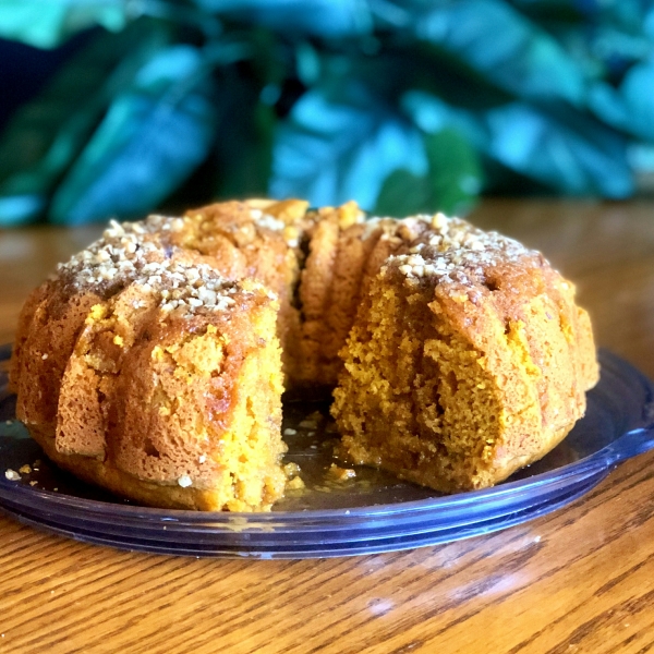 Pumpkin Bundt® Cake with Rum Glaze