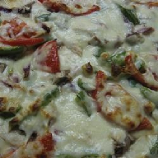 Garlic Chicken Pizza