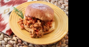 Apple-Tarragon Turkey Sloppy Joes