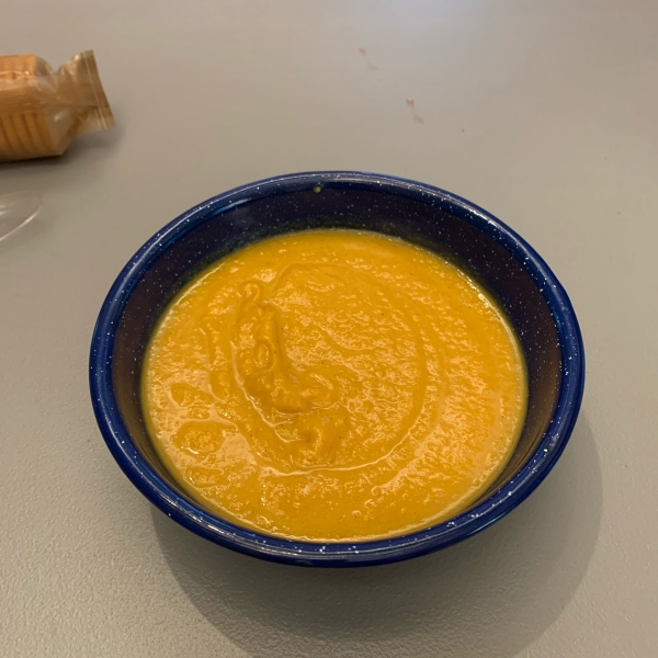 Curried Butternut Squash and Pear Soup