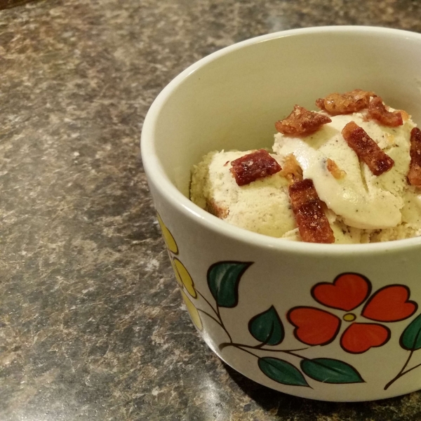 Waffles and Bacon Frozen Custard