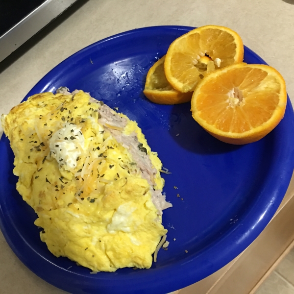 Tuna Cream Cheese Omelet