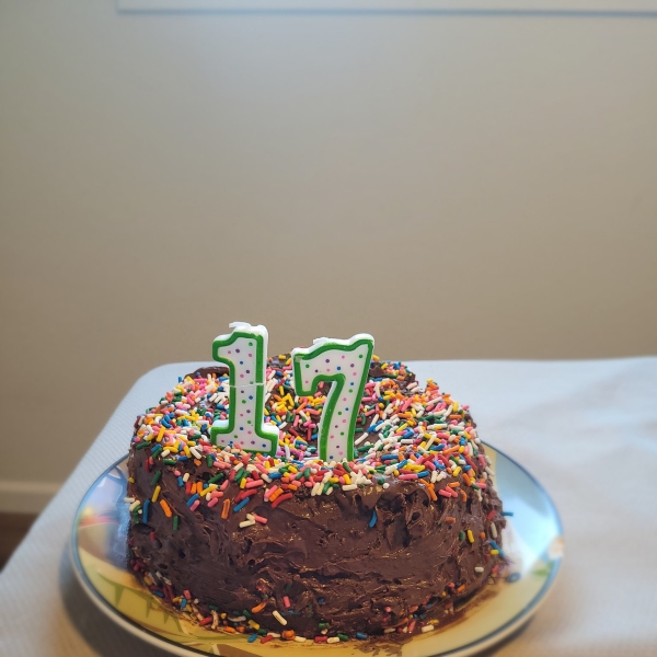 Chocolate Chip Birthday Cookie Cake