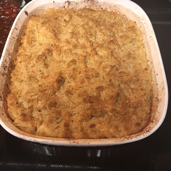 Smoky Four Cheese Macaroni Bake