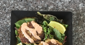 Baked Crab Cakes with Roasted Red Pepper Remoulade