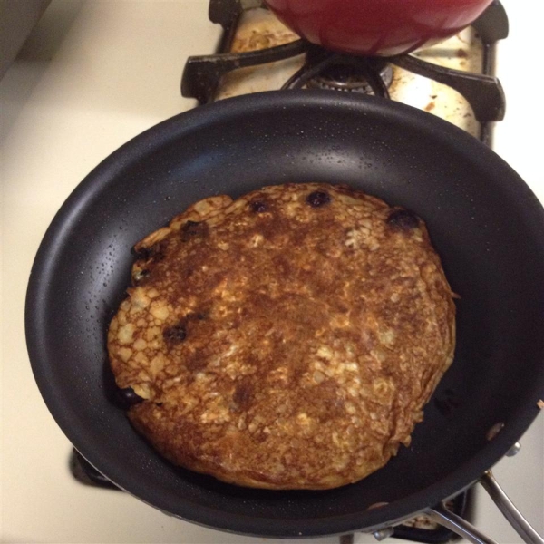 Mom's Oatmeal Blueberry Pancakes