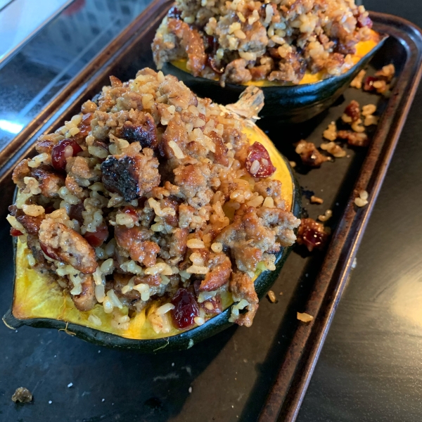 Autumn Stuffed Acorn Squash