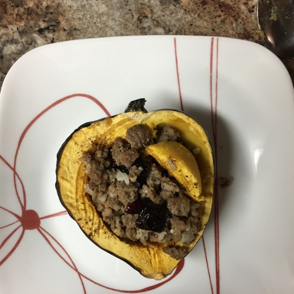 Autumn Stuffed Acorn Squash