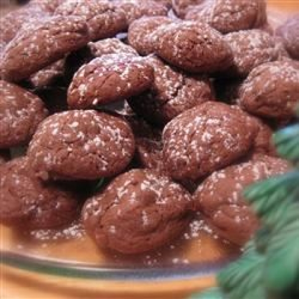 Chocolate Covered Caramel Surprise Cookies