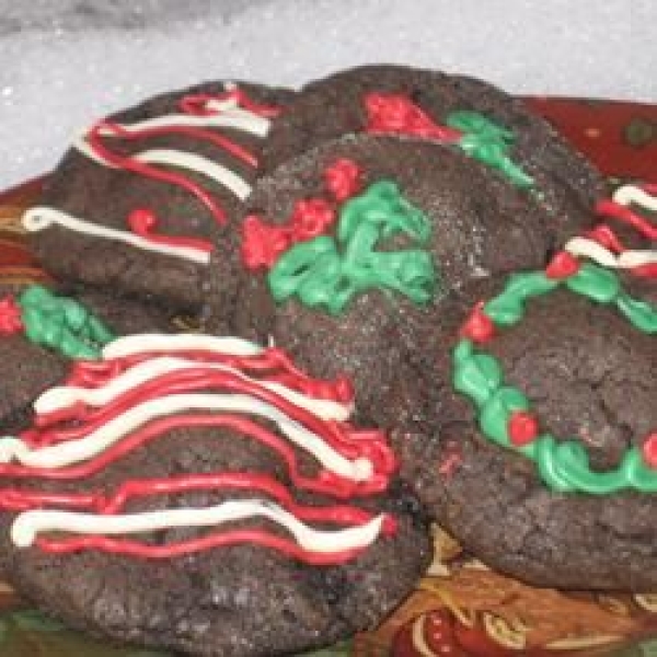 Chocolate Covered Caramel Surprise Cookies