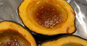 Roasted Acorn Squash with Brown Sugar