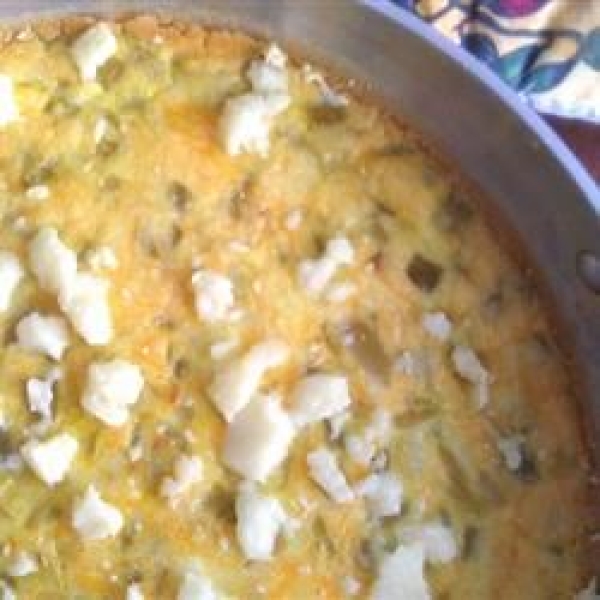 Green Chili Eggs