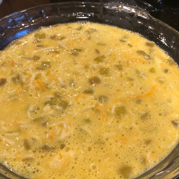 Green Chili Eggs