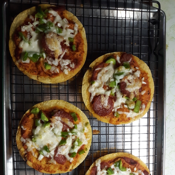 Baby Tortilla Pizzas