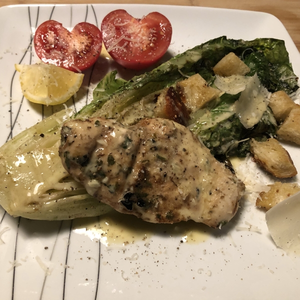 Grilled Romaine